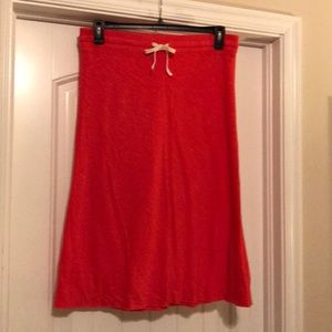 Joe Fresh coral knit skirt